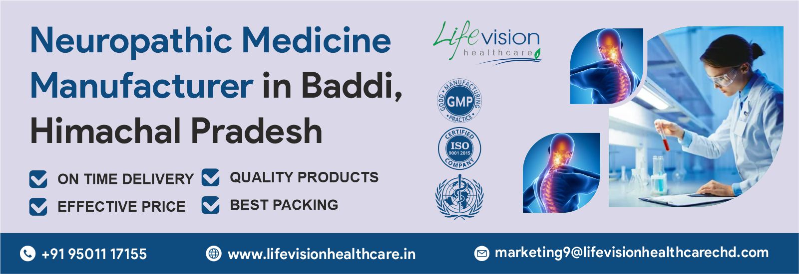 Experience Excellence in Neuropathic Medicine Production with Lifevision Healthcare, Baddi | Lifevision Healthcare