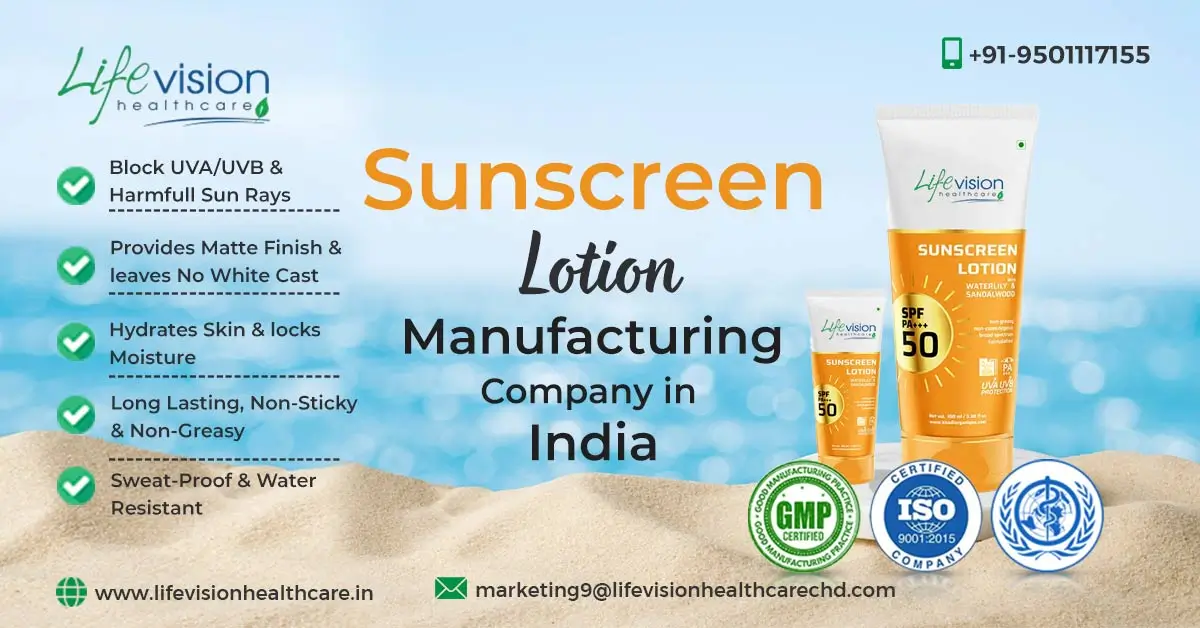 Skin Protection Products Abundant with Sunscreen Manufacturers and Suppliers in India | Lifevision Healthcare